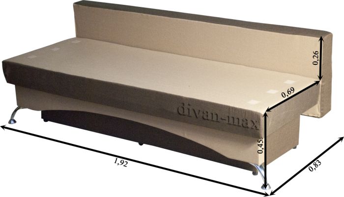 Диван Рудольф-7 гига комбин коричневая