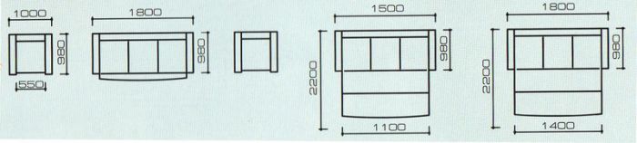 Угловой диван Марта 140-7 Вермонт + Букле 016