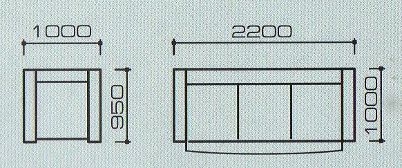 Диван Полина Дуэт-75