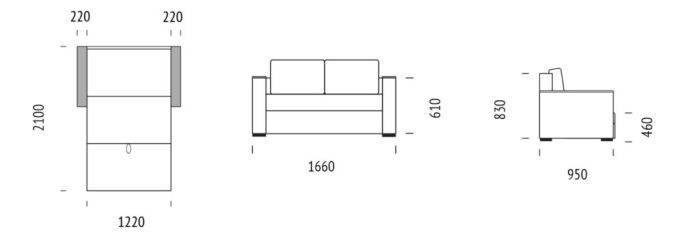 Диван Гармония мини -16