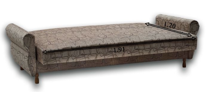 (СНЯТО С ПРОИЗВОДСТВА) Диван Шинил-74 Бока мягкие