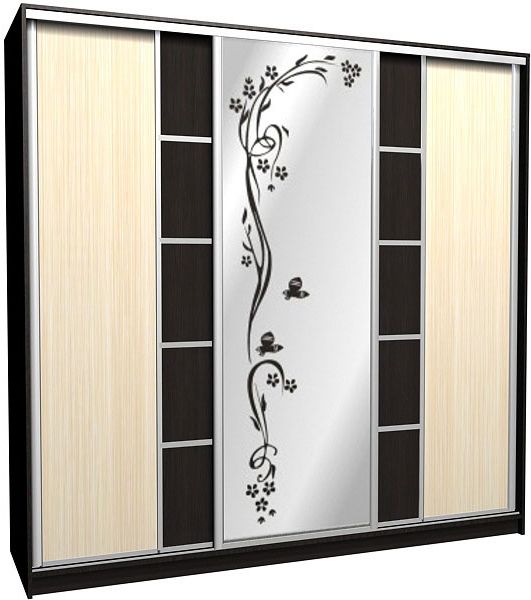 Шкаф-купе Ника-6 ск. комби Д-П-20