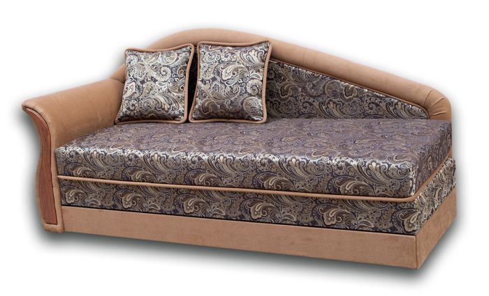 Диван Софа 1-47 Золотой узор + Коричневый (СНЯТО С ПРОИЗВОДСТВА)