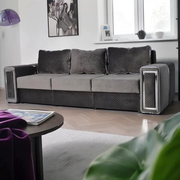 Диван Эллипс (спальное место 160 на 210 см) антикоготь, износостойкая оббивка- 89