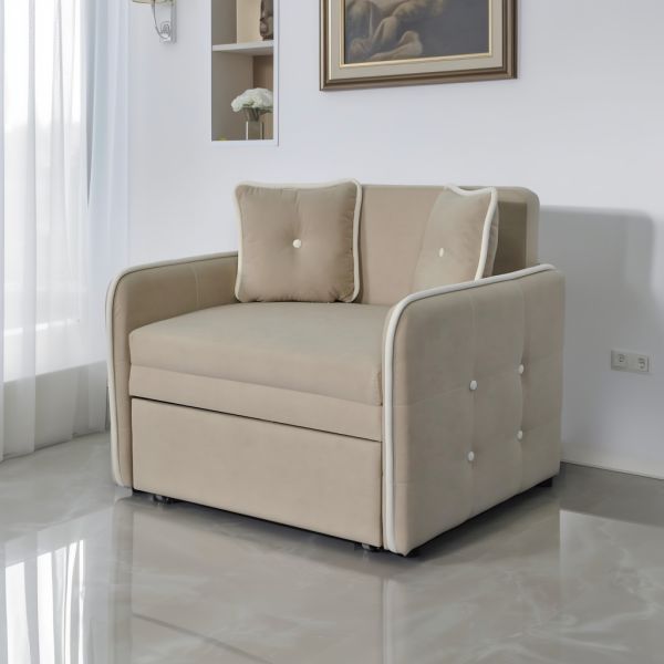 Диван Ронни 80 (уникальная беспружинная модель) антикоготь, износостойкая обивка - 111