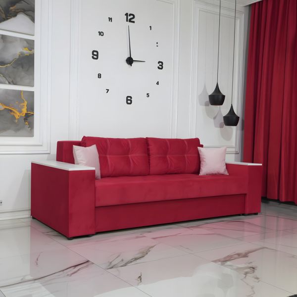 Диван Мартин 2 160 (большое спальное место + ниши в быльцах, оббивка велюр) - 89 Part 3