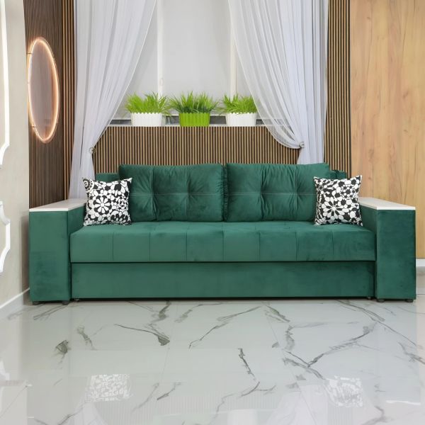 Диван Мартин 2 160 (большое спальное место + ниши в быльцах, оббивка велюр) - 89 Part 4