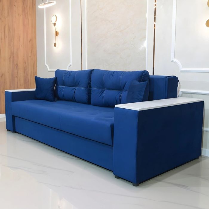 Диван Мартин 2 160 (большое спальное место + ниши в быльцах, оббивка велюр) - 89 Part 5