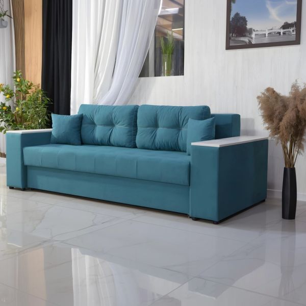 Диван Мартин 2 160 (большое спальное место + ниши в быльцах, оббивка велюр) - 89 Part 7