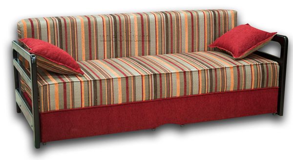 Диван Meblium 91-10 Полоса+Бордо