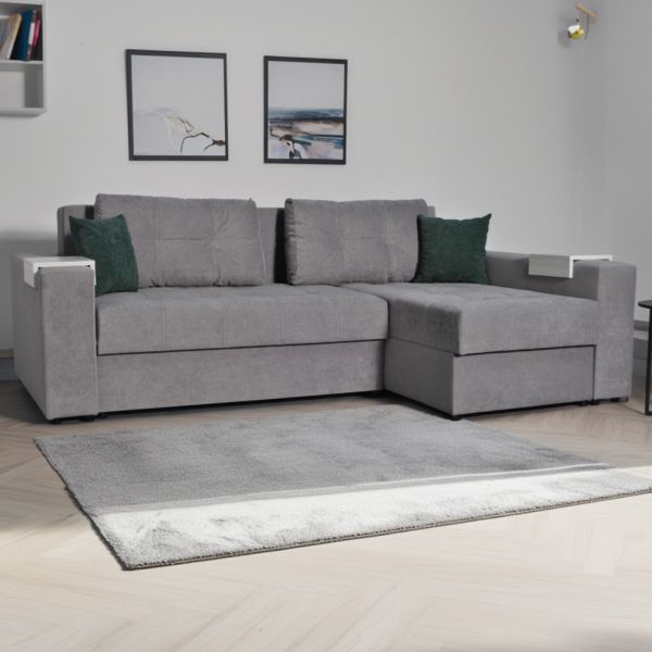 Угловой диван АК-3 (ортопедическое спальное место, пружинная система Pocket Spring, пантограф) - 89