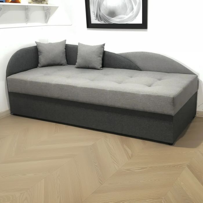 Односпальная кровать Малибу 800 на 1900, ткань рогожка - 101