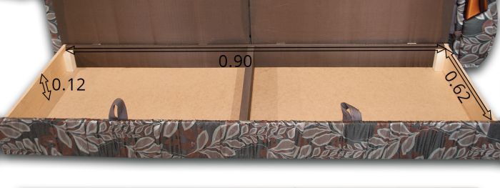 ПРОДАНО (можно под заказ) Софа Рояль -46 Нео графит + 1-v 05