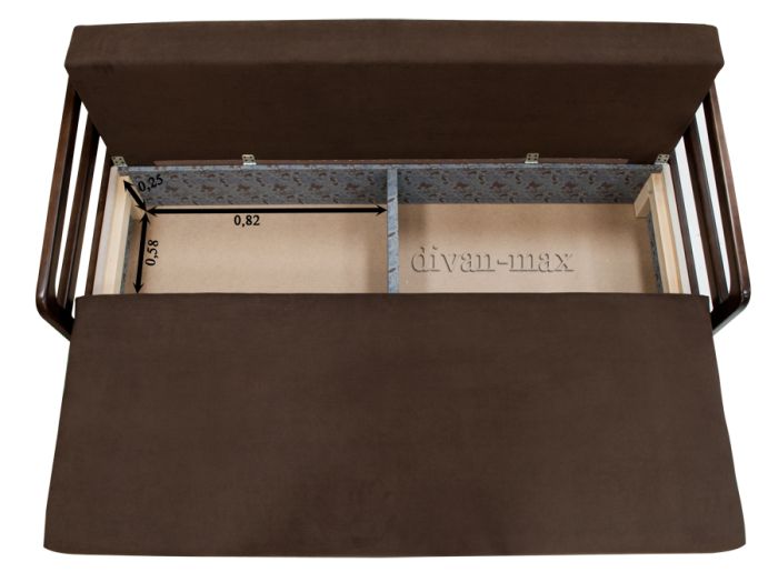 Диван Венеция-21 панамера 7 ДК браун + панамера 2 ЛТ беж