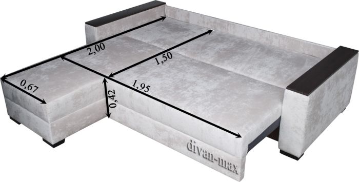 Угловой диван Бонус Л -12