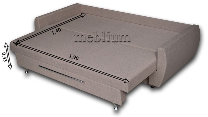 Софа Бомба-44 Лимо кофе, подушки - Лимо браун