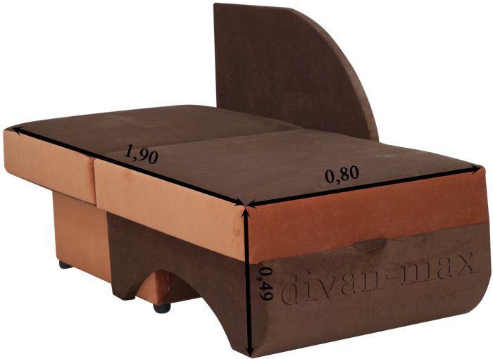 Детский диван Колибри-12 кордрой 340+336