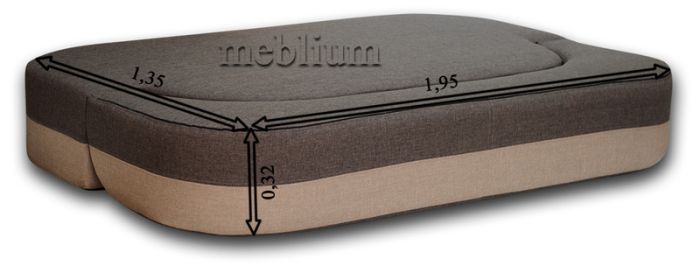 Бесскаркасный диван Иванна 2 1,35-12