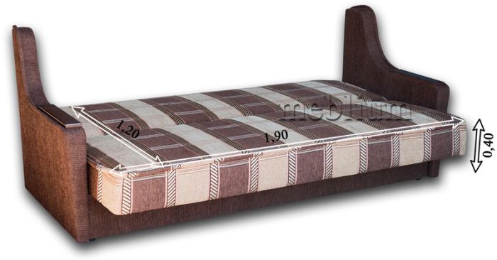 Софа Мисса-8 harmony red + harmony cream