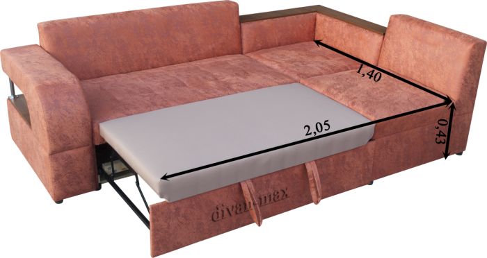 Угловой диван Лас-Вегас-89 со столиком