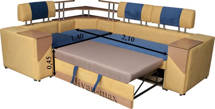 Угловой диван Мария-89 Страйп