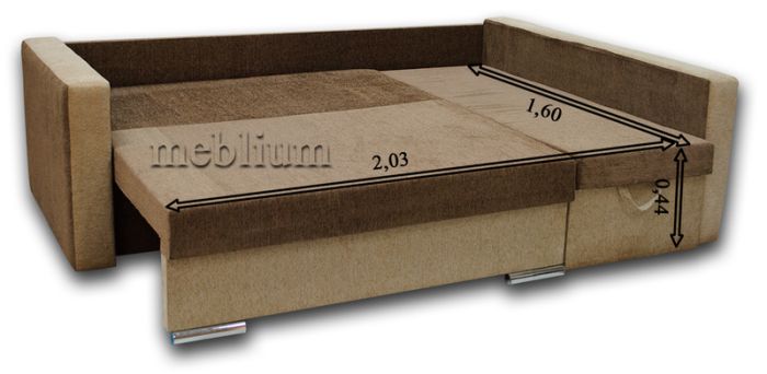 Уголовой диван Meblium 14-42 лугано беж