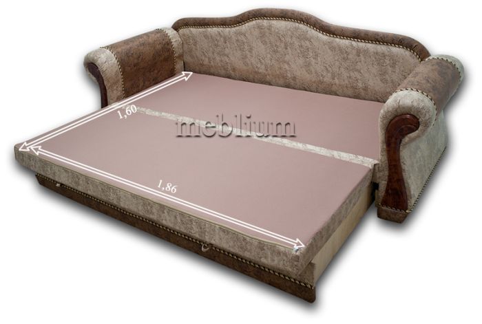 Софа Meblium 55-3 ромашка коричневая