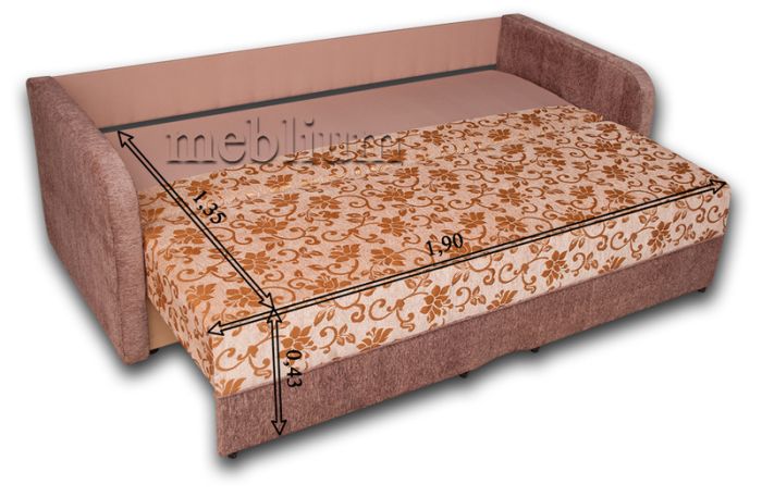 Диван Meblium 92-10 страйп комбин беж