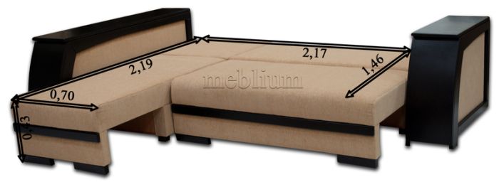 Диван угловой Альянс-49 Соло Рея Голд