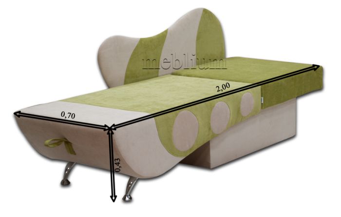 (СНЯТО С ПРОИЗВОДСТВА) Диван детский Кораблик 70-49