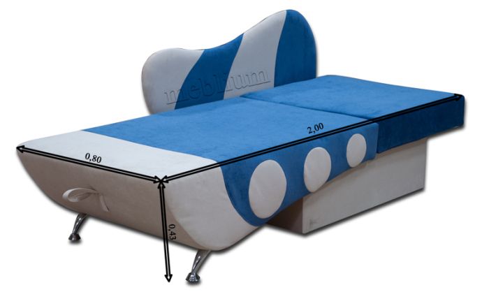 (СНЯТО С ПРОИЗВОДСТВА) Диван детский Кораблик 80-49