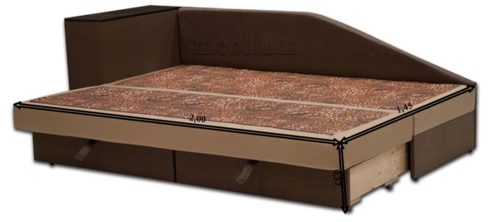 Софа Meblium 27-42 Лючия 829 + Букле 02