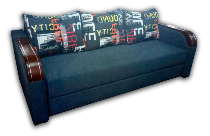 Диван Стоун-90 Графит + Буквы