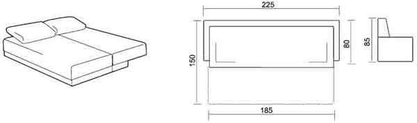 Диван Гламур -15