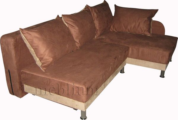 Угловой диван Теш бонд шоко Стик