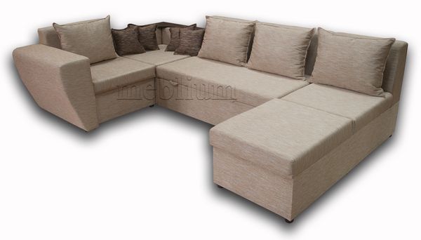 Уголовой диван Meblium 23-42 Лючия 624 подушки Лючия 072