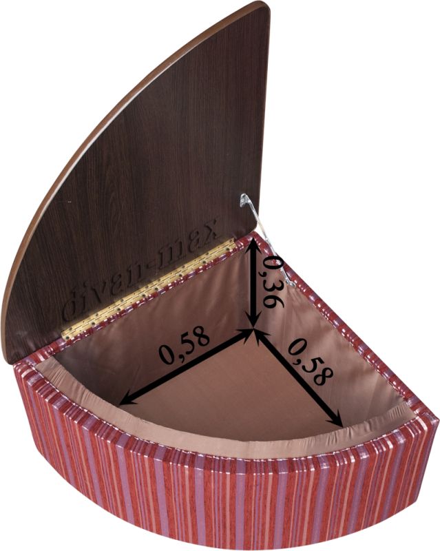 Угловой диван Меркурий-3 лонкория шоколад + тетра бытэр (Арбен)