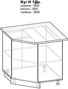 Кухня Ника угловая-71