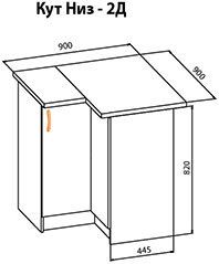 Кухня Барбара угловая-71
