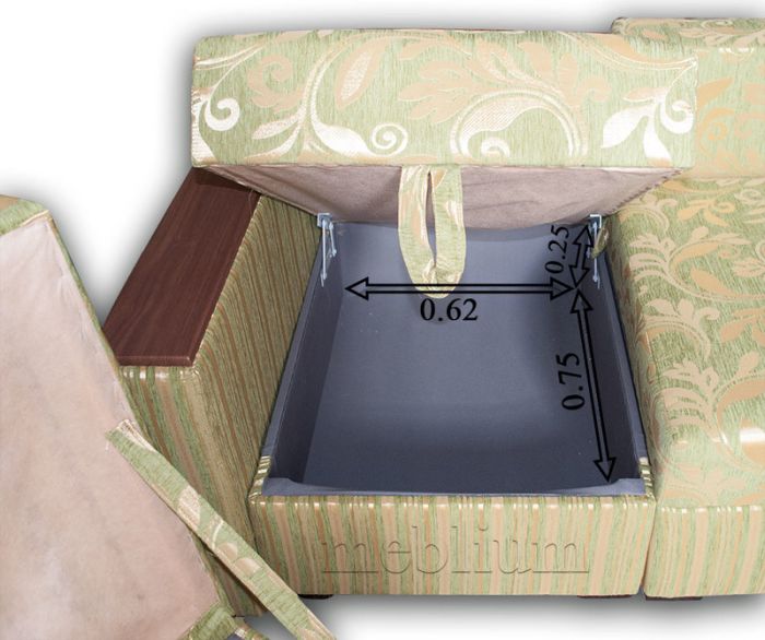 Диван угловой Оскар-14 Нео браун + Нео шоколад