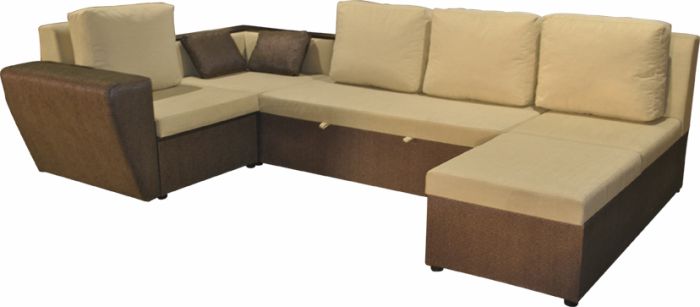 Угловой диван П-образный Цезарь -42