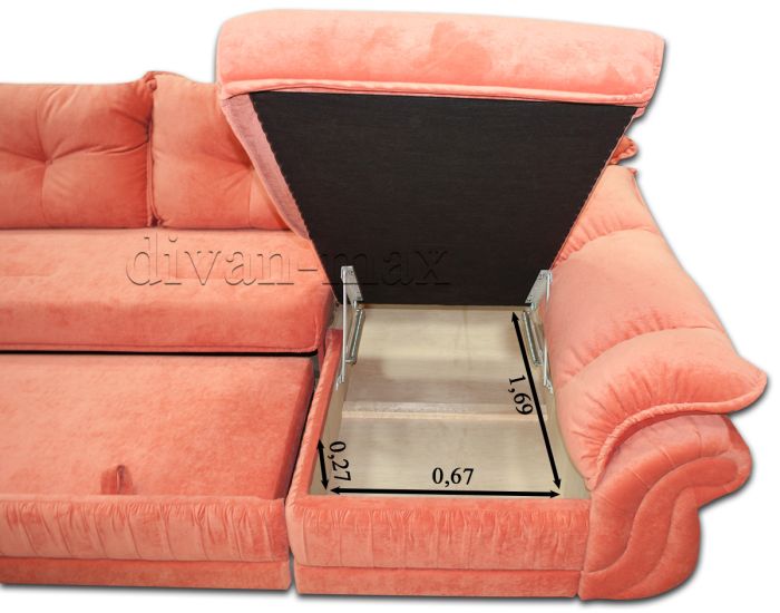 Угловой диван Дали мини -47 (СНЯТО С ПРОИЗВОДСТВА)