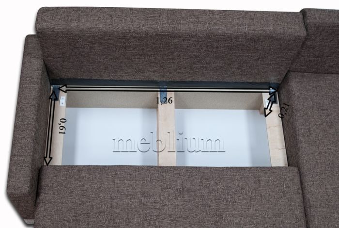 Угловой диван Эко универсал -64 Lira_18_Seryj_temn