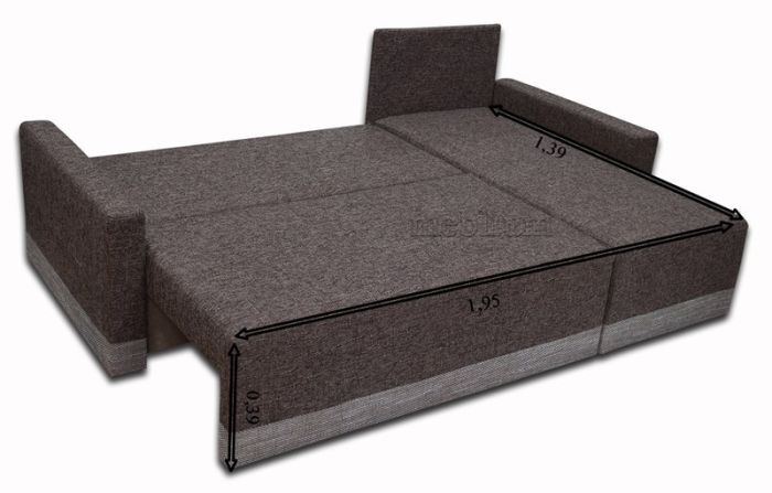 Угловой диван Эко универсал -64