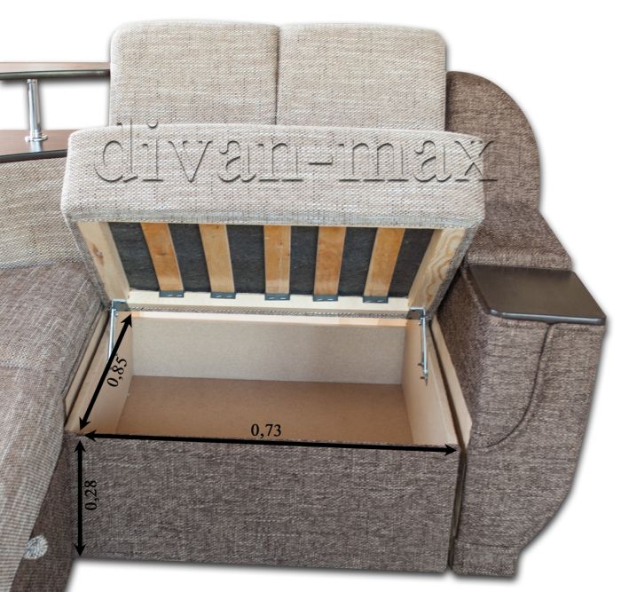 Угловой диван Эксо -64