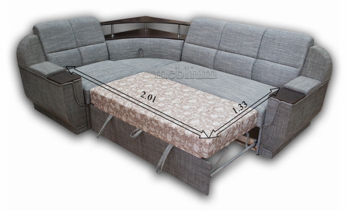 Угловой диван Эксо-64 Берлин 02+Берлин 04