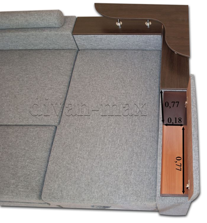 Уголовой диван Лирик НЬЮ-38 Папермон 85