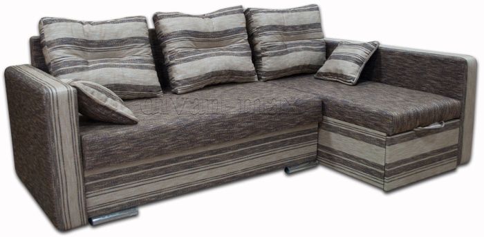 Угловой диван Марта 140-7 Лючия 072 + 072/624