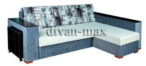 Угловой диван Меридиан с тумбой-49