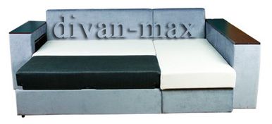 Угловой диван Меридиан с тумбой-49